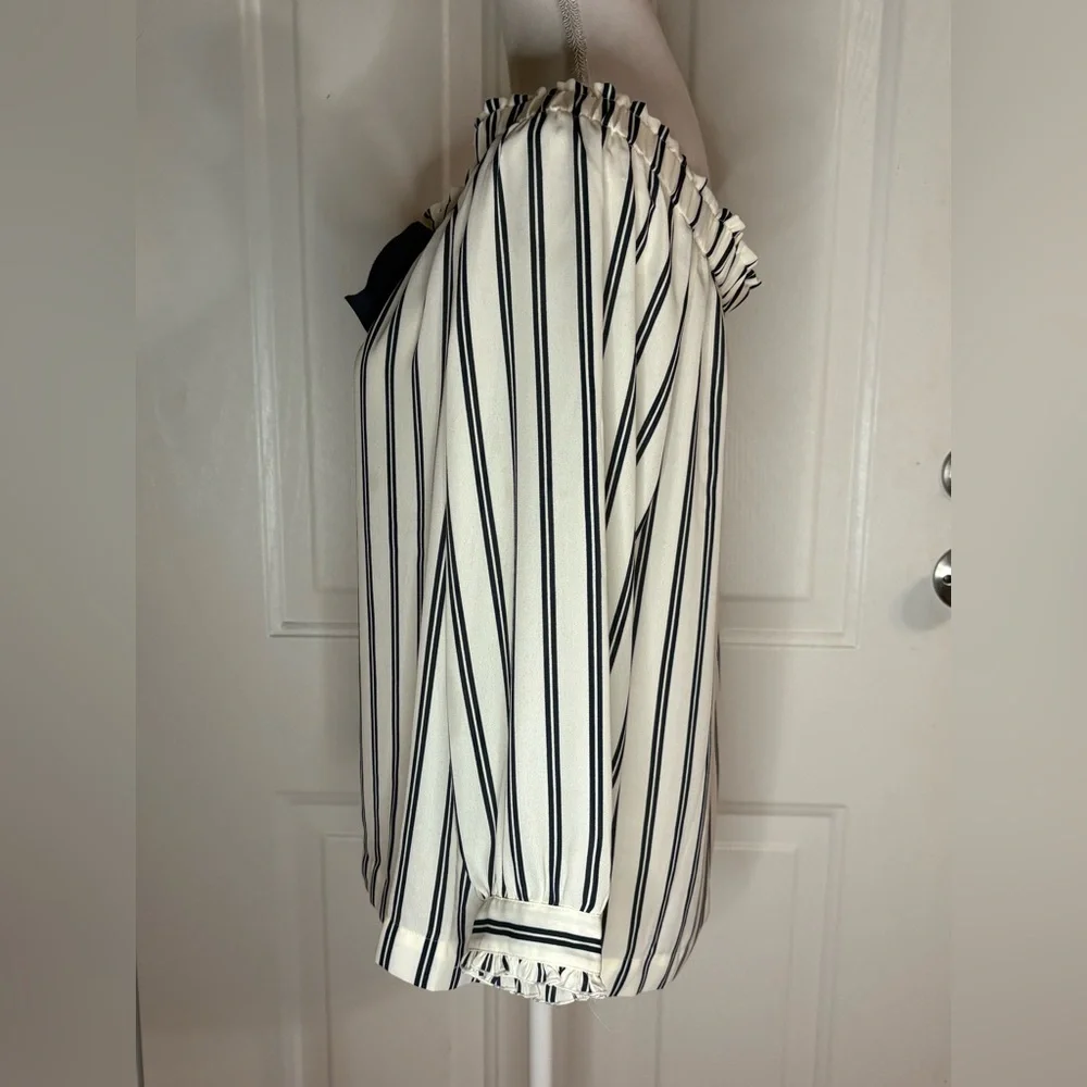 J. Crew off the shoulder blouse. NWT - Picture 3 of 11